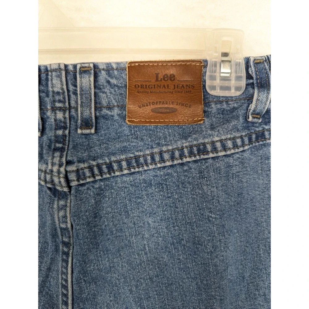 LEE Original Loose Mom Jean med wash High Rise VTG 90s 12M‎ 20